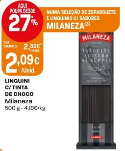 Intermarché linguini c/ tinta de choco milaneza promoção