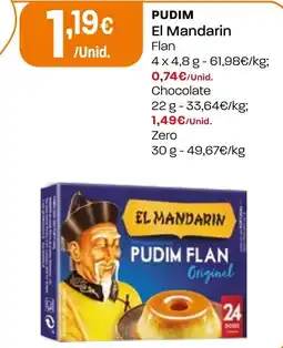 Intermarché Pudim el mandarin flan promoção