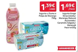 Amanhecer Iogurte grego amanhecer promoção