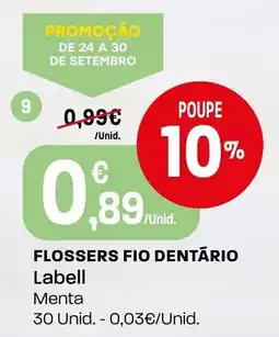 Intermarché Flossers fio dentário labell promoção