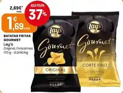 Intermarché Batatas fritas gourmet lay's original, finíssimas promoção