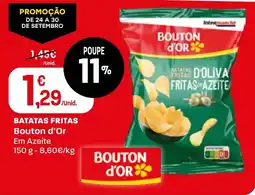 Intermarché batatas fritas bouton d'or em azeite promoção
