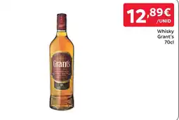 Amanhecer Whisky Grant's promoção