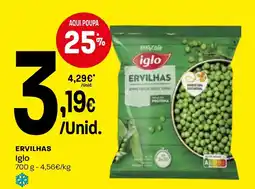 Intermarché Ervilhas iglo promoção