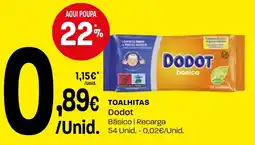 Intermarché toalhitas dodot básico promoção