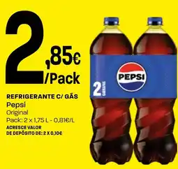 Intermarché Refrigerante C/ gās pepsi Original promoção