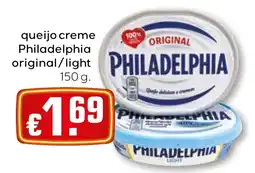 Bolama queijo creme philadelphia original/light promoção