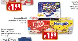Bolama iogurte Nestlé bicompartimentado promoção