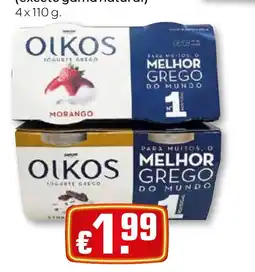 Bolama Olkos iogurte grego morango promoção