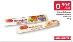 Amanhecer Massa folhada massa quebrada promoção