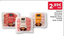Amanhecer Salsicha de churrasco sorraia promoção