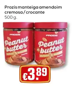 Bolama Prozis manteiga amendoim cremosa/crocante promoção