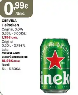 Intermarché Cerveja Heineken promoção