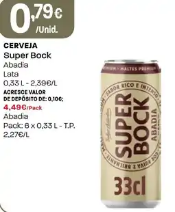 Intermarché Cerveja super bock abadia promoção