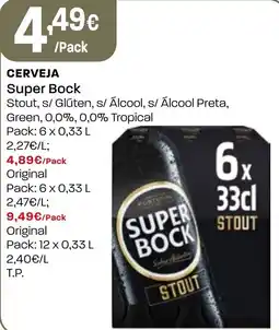 Intermarché Cerveja super bock promoção