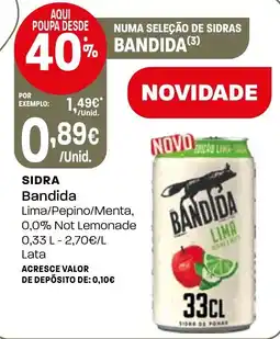 Intermarché Sidra Bandida promoção