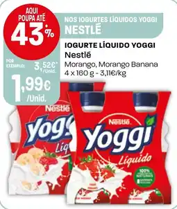 Intermarché Iogurte líquido yoggi nestlé promoção