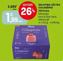 Intermarché Himosa colagênio morango promoção