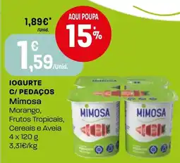 Intermarché Iogurte c/ pedaços mimosa promoção