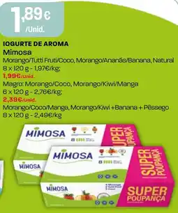 Intermarché Iogurte de aroma mimosa promoção