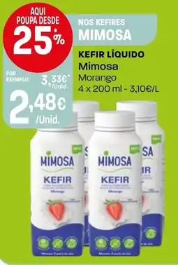 Intermarché Mimosa kefir líquido promoção