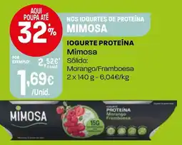 Intermarché Iogurte proteína mimosa promoção