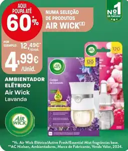 Intermarché Ambientador elétrico air wick lavanda promoção
