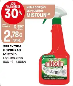Intermarché Spray tira gorduras mistolin espuma ativa promoção
