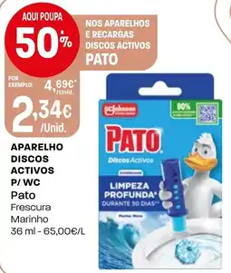 Intermarché aparelho discos activos p/ wc pato promoção