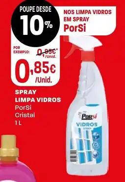 Intermarché spray limpa vidros porSi cristal promoção