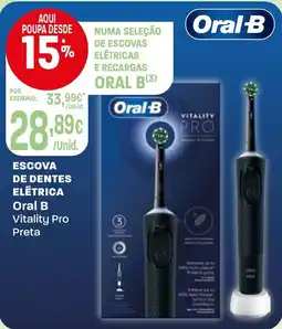 Intermarché Escova de dentes elétrica Oral B Vitality Pro Preta promoção