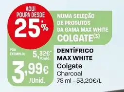 Intermarché Dentífrico max white colgate charcoal promoção