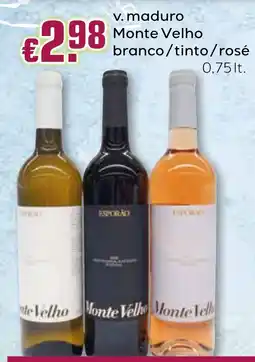 Bolama v. maduro monte velho branco/tinto/rosé promoção