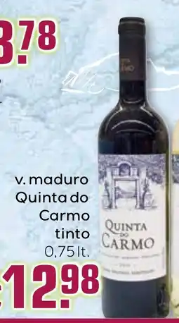 Bolama v. maduro quinta do carmo tinto promoção