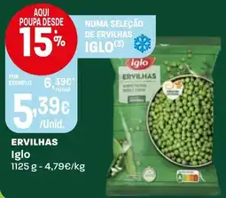 Intermarché ervilhas iglo promoção