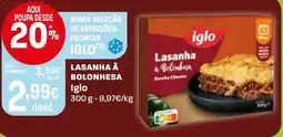 Intermarché Lasanha à Bolonhesa Iglo promoção