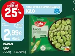 Intermarché Favas iglo promoção