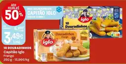 Intermarché 10 douradinhos capitão iglo frango promoção
