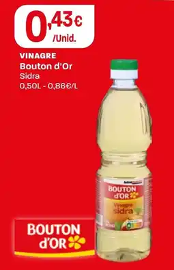 Intermarché vinagre bouton d'or sidra promoção