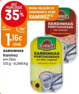 Intermarché Sardinas Ramirez em óleo vegetal promoção