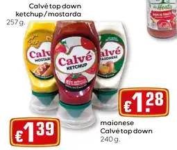 Bolama Calvé top down ketchup/mostarda promoção