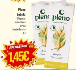 Belita Pleno bebida s/ açucar amêndoas aveia aveia barista promoção