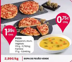 Intermarché Pizza Pepperoni, Atum, Vegetais promoção