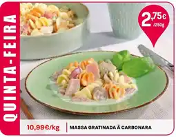 Intermarché Massa gratinada à carbonara promoção