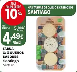 Intermarché Tábua c/ 3 queijos sabores santiago mistura promoção