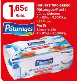 Intermarché Iogurte estilo grego paturages promoção