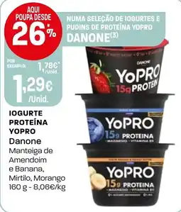 Intermarché Iogurte proteína yopro danone promoção