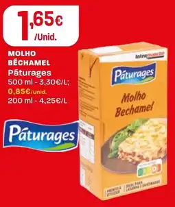 Intermarché molho bechamel paturages promoção