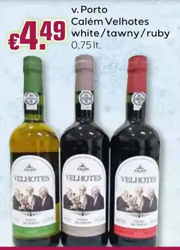 Bolama v. Porto Calém Velhotes white/tawny/ruby promoção