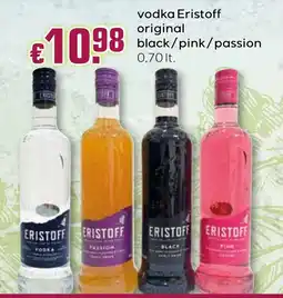 Bolama vodka eristoff original black/pink/passion promoção